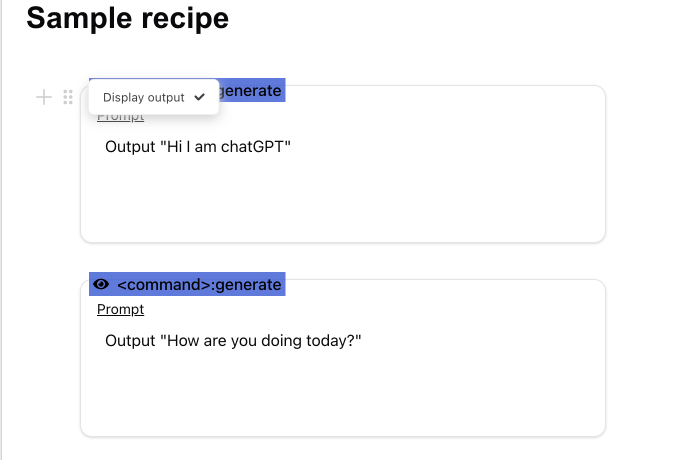 Create recipe image