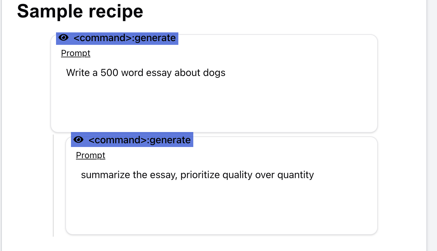 Create recipe image