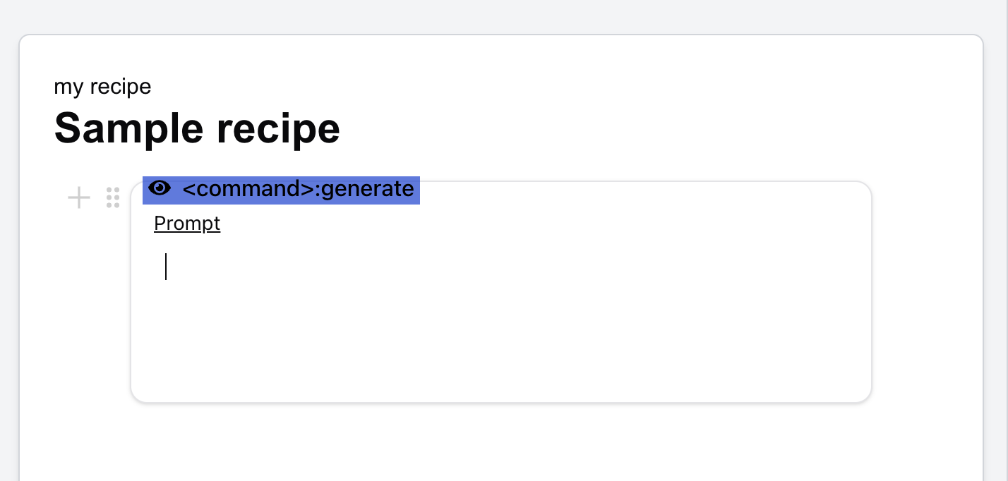Create recipe image