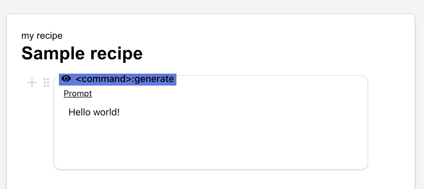 Create recipe image