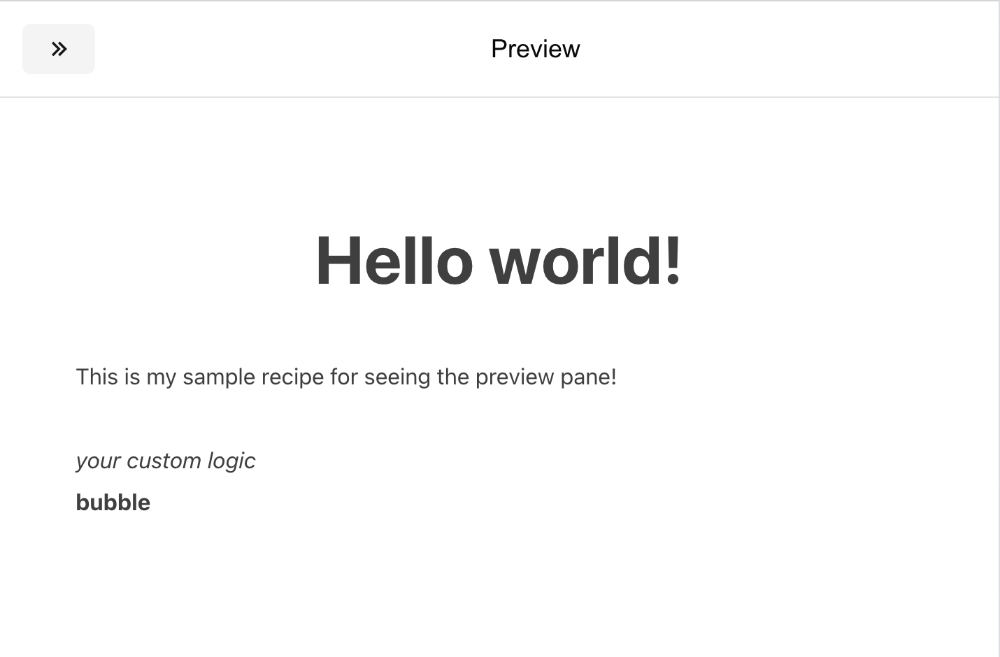 Create recipe image
