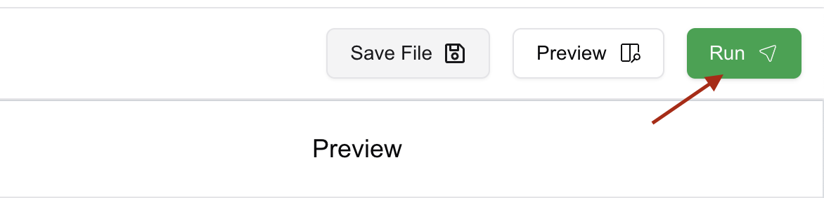 Run recipe button image